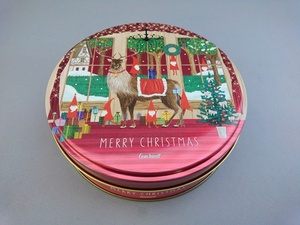 １３６　クリスマス　丸缶